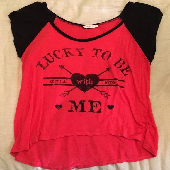 Urban Mix Short Sleeve Crop Top - Picture 1 of 1